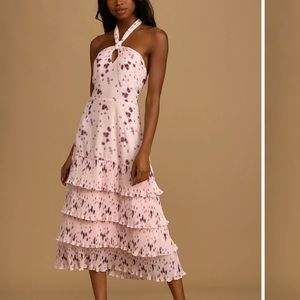 Lulus Halter Midi Dress